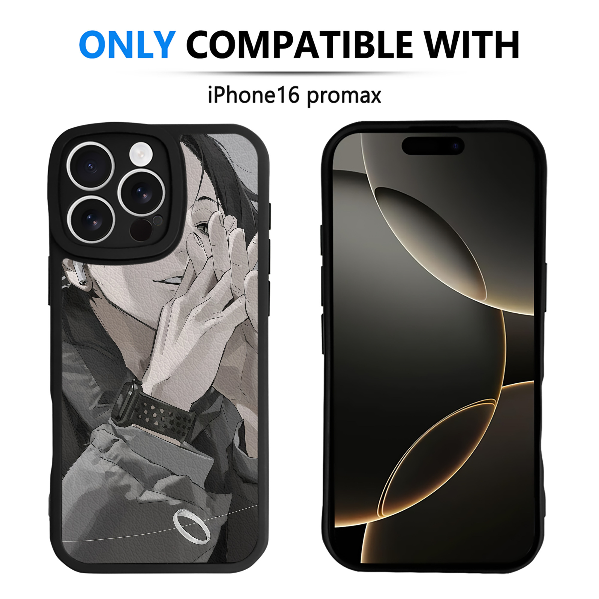 （画像用） ハイキュー!! Haikyu!! 【iPhone 16シリーズ対応】シリコンスマホケース（レザー調） 材質：シリコン